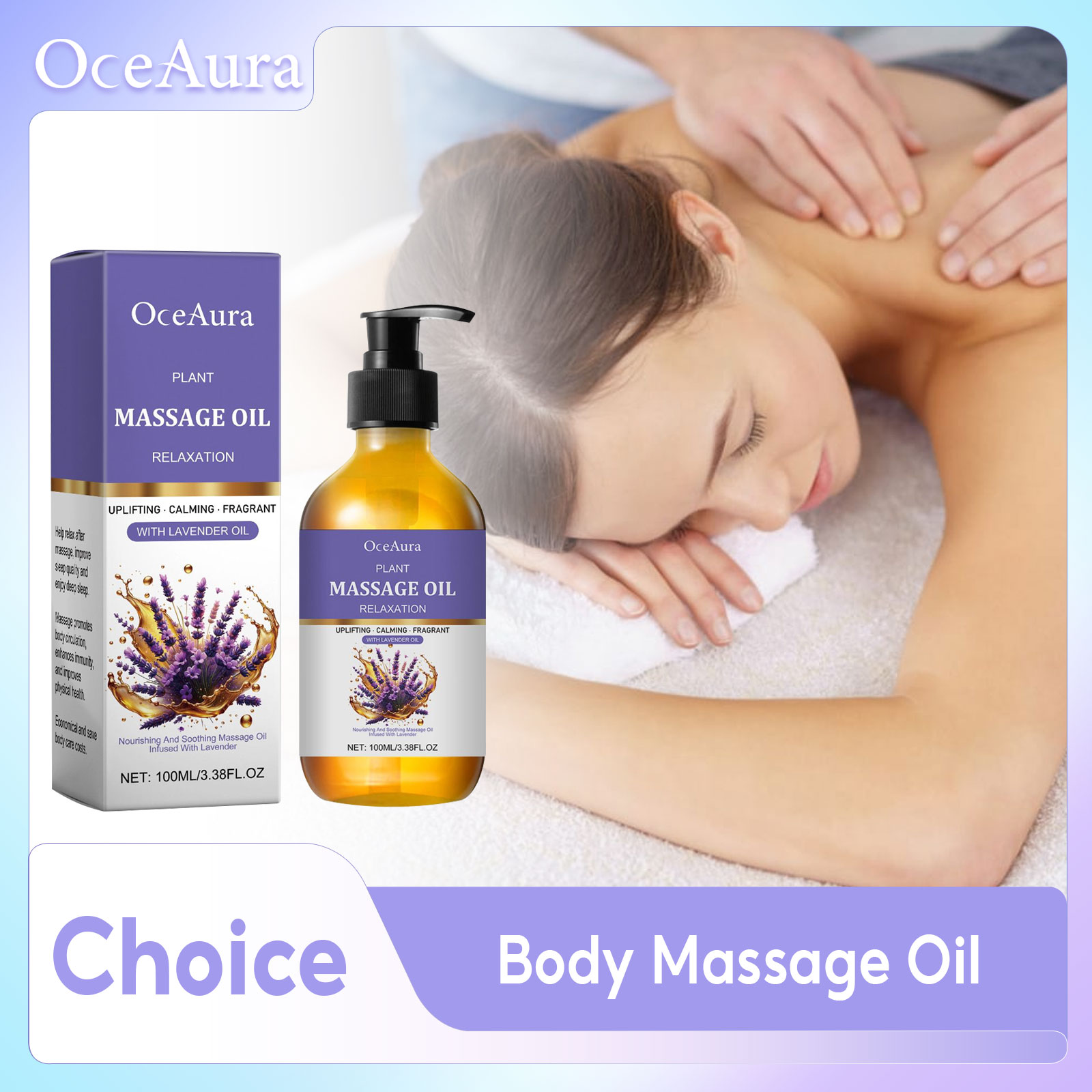 Lavender Oil - 순수 에센셜 오일 라벤더 아로마틱 바디