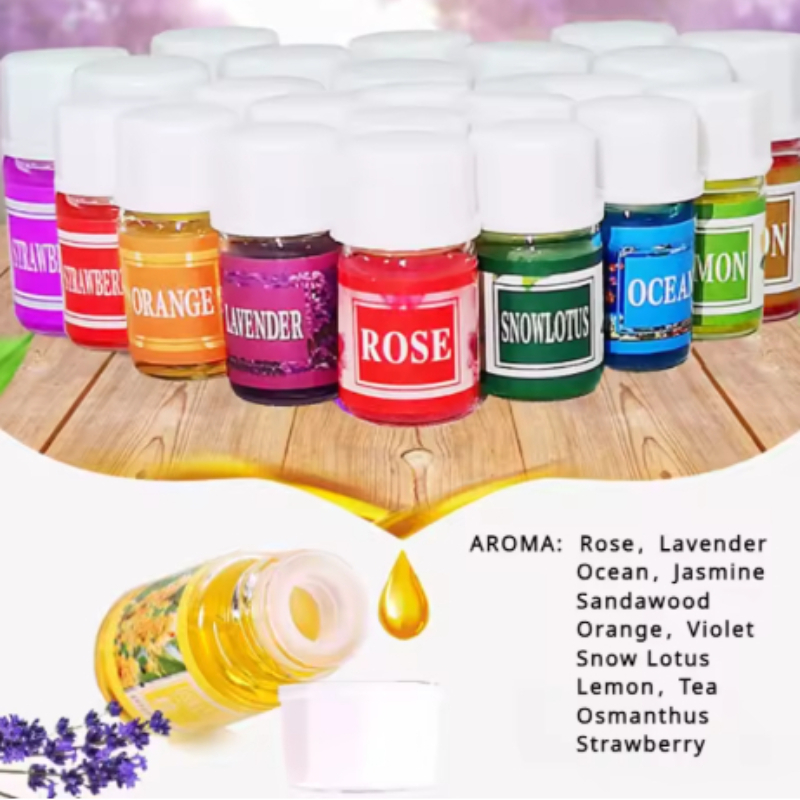 Lavender Oil - 36*3ml 에센셜 오일 아로마테라피 라벤더 로즈