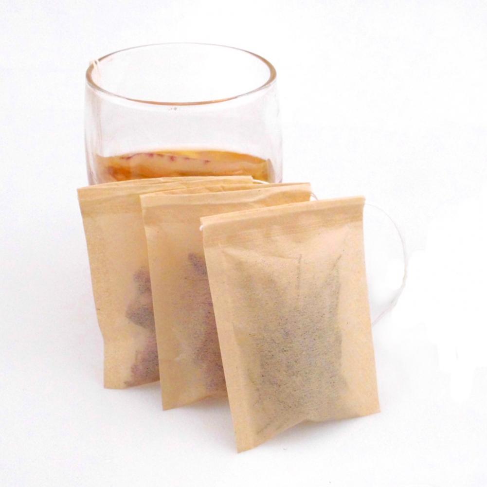 Herbal Tea - 찻잎 거름망 300개, 끈이 달린 일회용