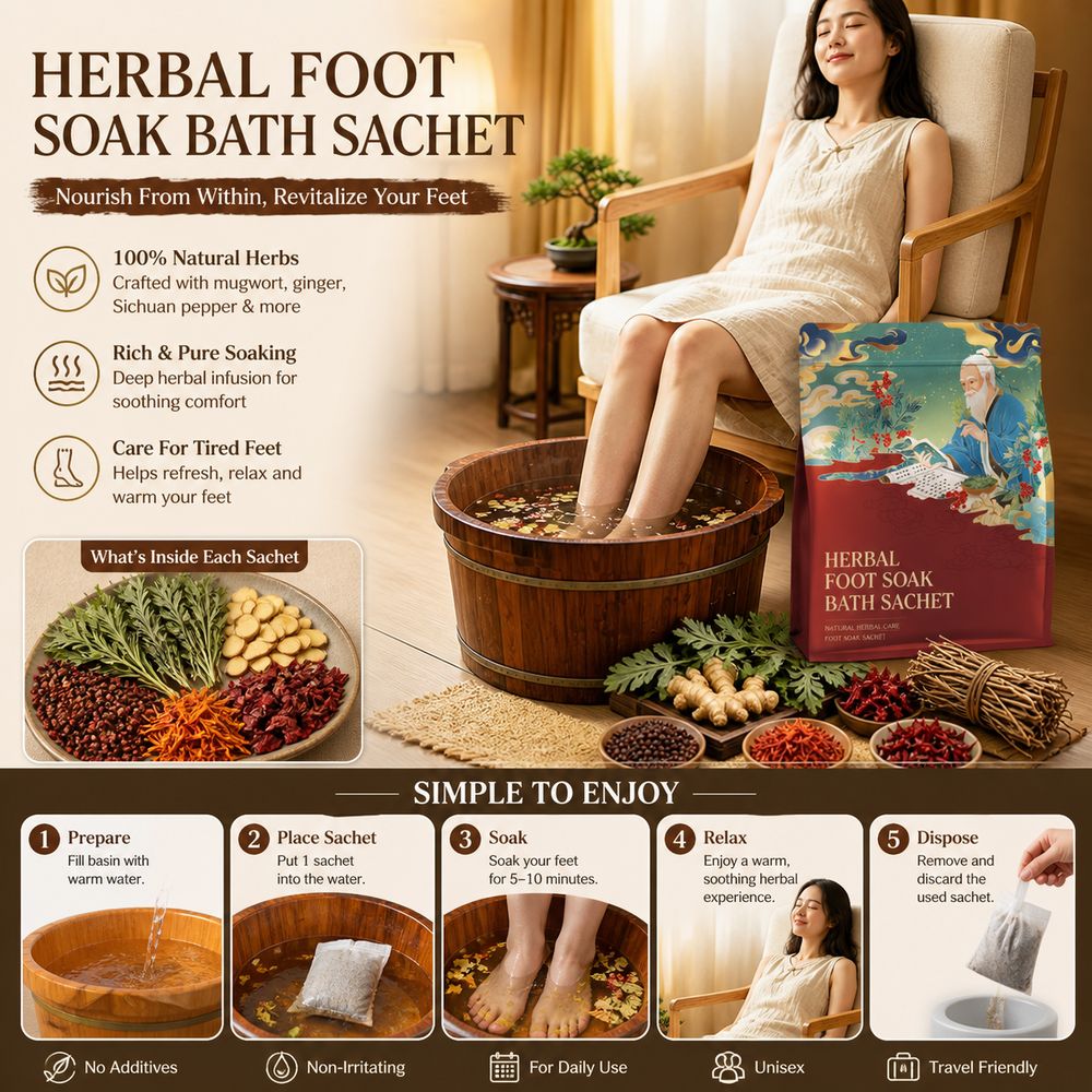 Dried Herbs - 쑥 혼합 발욕제, 생강, 쓰촨 후추