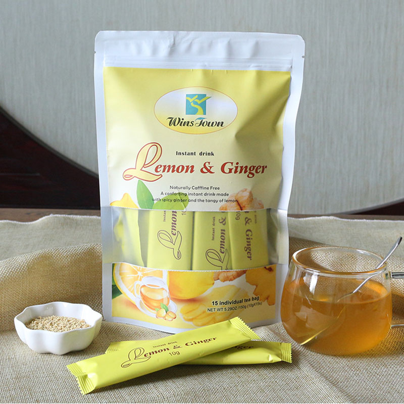 Ginger Tea - 천연 레몬 생강차 통증 완화 몸