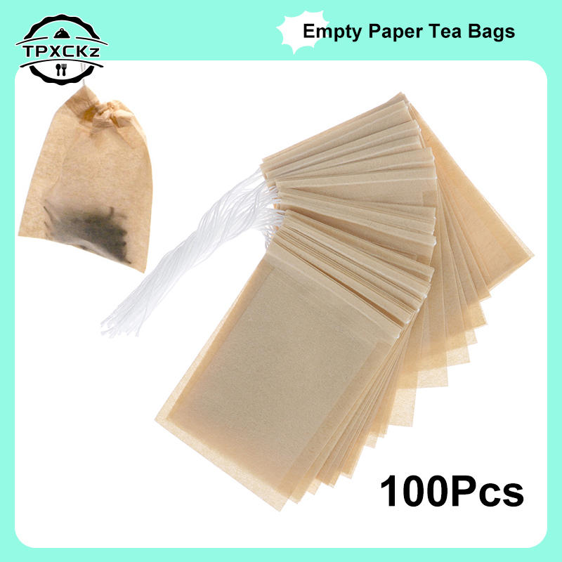 100개 드로스트링 티백 생분해성 종이 티백 친환경 필 - Herbal Tea 리뷰 및 가격