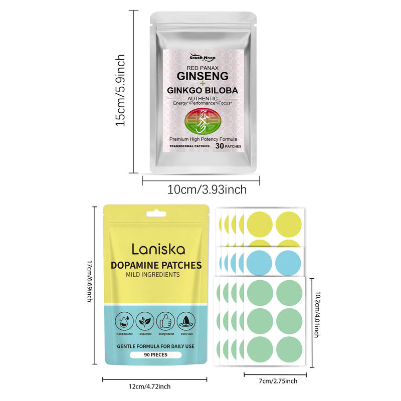 120개입 콤보 도파민 패치 & 붉은 인삼, 은행잎 추 - Ginger Tea 리뷰 및 가격
