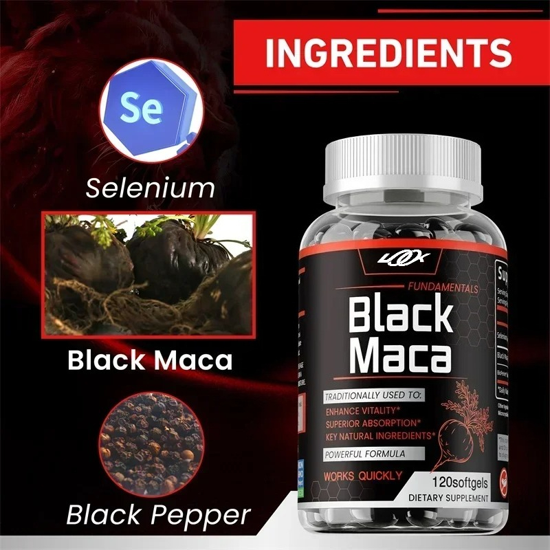 블랙 마카 보충제 - 흑후추 함유, 자연스러운 활력과  - Herbal Supplement 리뷰 및 가격